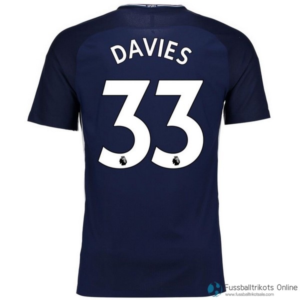Tottenham Hotspur Trikot Auswarts Davies 2017-18 Fussballtrikots Günstig